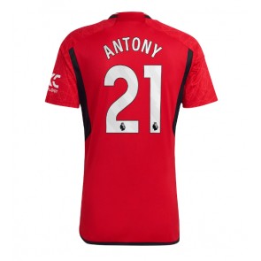 Maillot de foot Manchester United Antony #21 Domicile 2023-24 Manches Courte